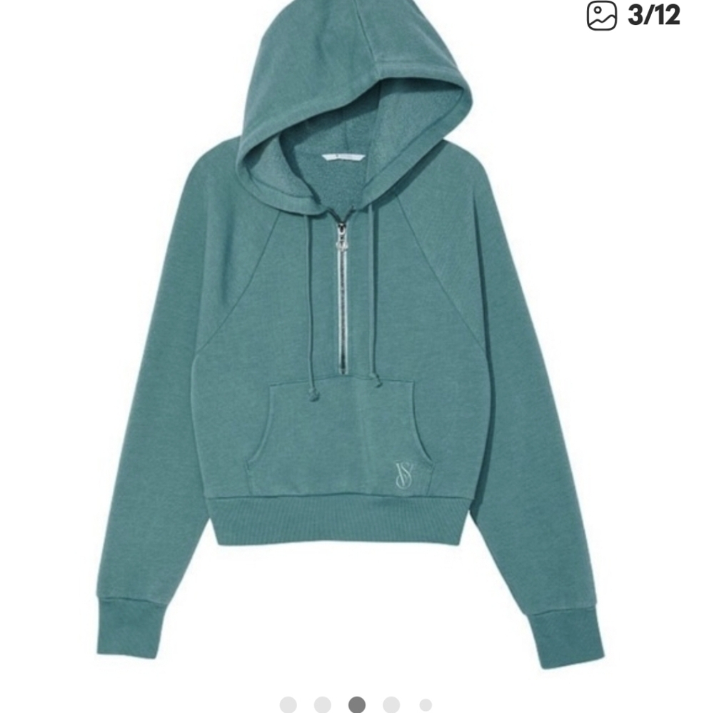Victoria Secret On Point Half Zip Athletic Hoodie - Picture 3 of 6